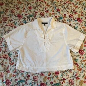 Banana Republic White Blouse